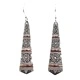 Silver and Gold Earring - Tribal Drops Silver and Gold Earring - Tribal Drops