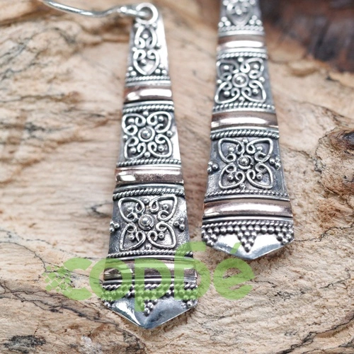 Silver and Gold Earring - Tribal Drops на топ цена от sorbe.bg Silver and Gold Earring - Tribal Drops ➤ топ цена ➤ sorbe.bg