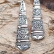 Silver and Gold Earring - Tribal Drops Silver and Gold Earring - Tribal Drops