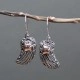 Silver and Gold Earring - Angel Wings Silver and Gold Earring - Angel Wings