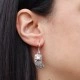 Silver and Gold Earring - Angel Wings Silver and Gold Earring - Angel Wings