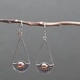 Silver and Gold Earring - Luna Balance