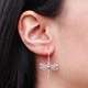 Silver and Gold Earring - Dragonflies