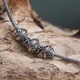 Silver and Gold Necklace -Tri Silver and Gold Necklace -Tri