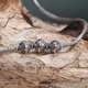 Silver and Gold Necklace -Tri Silver and Gold Necklace -Tri