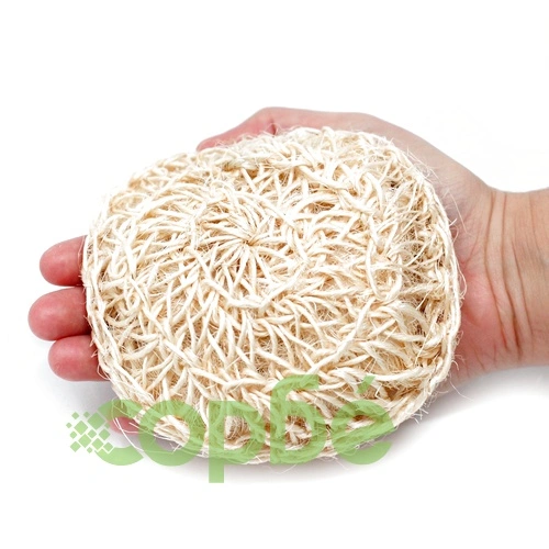 Sisal Sponge and Scrub - Soft Round Exfoliating Cushion ➤ топ цена ➤ sorbe.bg