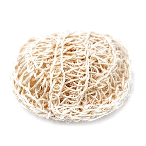Sisal Sponge and Scrub - Soft Round Exfoliating Cushion