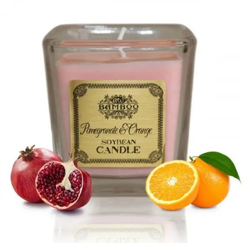Soybean Candle - Pomegranate and Orange ➤ топ цена ➤ sorbe.bg