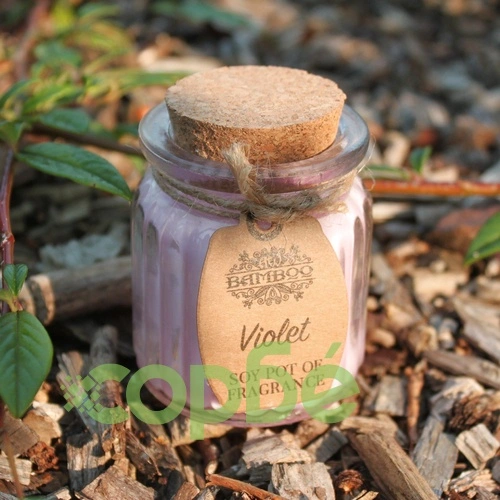 Violet Soy Pot of Fragrance Candles ➤ топ цена ➤ sorbe.bg