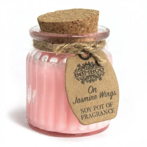 On Jasmine Wings Soy Pot of Fragrance Candle ➤ топ цена ➤ sorbe.bg