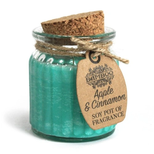 Apple and Cinnamon Soy Pot of Fragrance Candle ➤ топ цена ➤ sorbe.bg