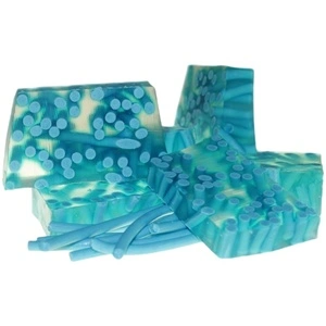 Raspberry and Pomegranate Spaghetti Soap