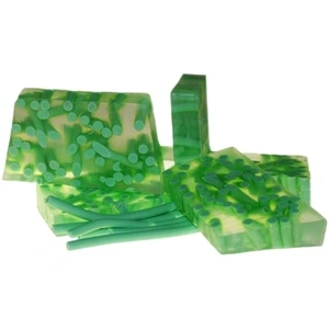 Lime and Ginger Spaghetti Soap