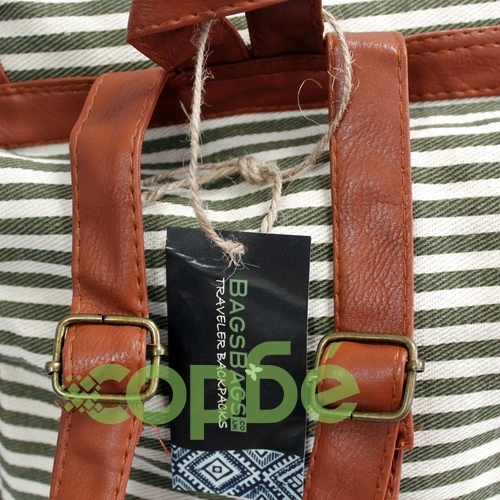 Traveler Backpack - 3 Pocket Olive Stripe ➤ топ цена ➤ sorbe.bg