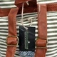 Traveler Backpack - 3 Pocket Olive Stripe