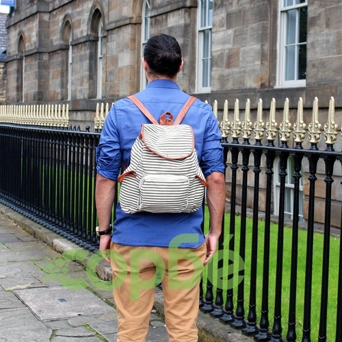 Traveler Backpack - 3 Pocket Olive Stripe ➤ топ цена ➤ sorbe.bg