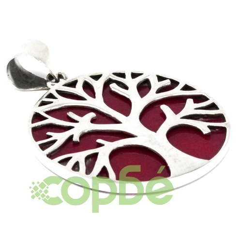 Tree of Life Silver Pendent 30mm - Coral Effect на топ цена от sorbe.bg Tree of Life Silver Pendent 30mm - Coral Effect ➤ топ цена ➤ sorbe.bg