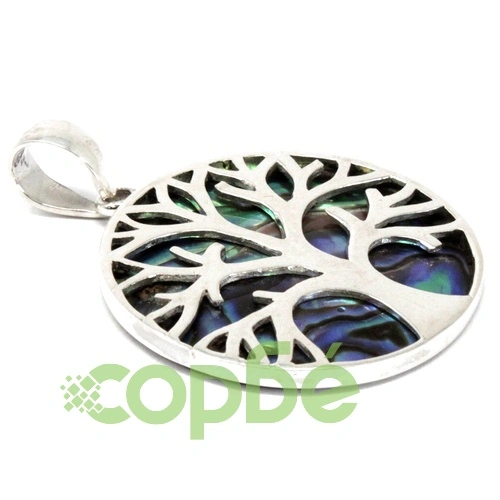Tree of Life Silver Pendent 30mm - Abalone на топ цена от sorbe.bg Tree of Life Silver Pendent 30mm - Abalone ➤ топ цена ➤ sorbe.bg