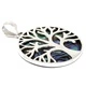 Tree of Life Silver Pendent 30mm - Abalone Tree of Life Silver Pendent 30mm - Abalone