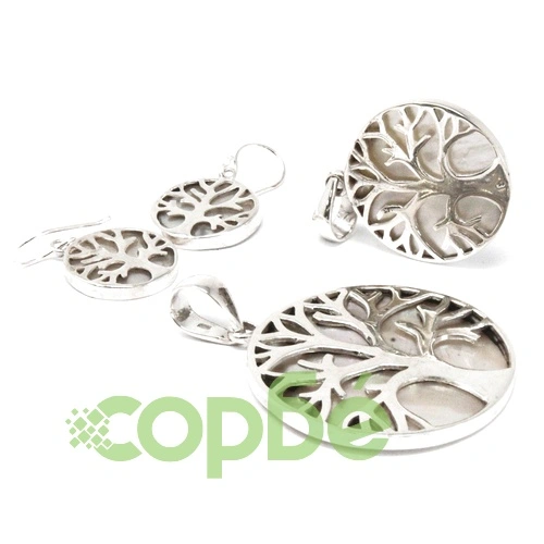 Tree of Life Silver Pendent 30mm - Mother of Pearl ➤ топ цена ➤ sorbe.bg