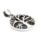 Tree of Life Silver Pendent 22mm - Abalone Tree of Life Silver Pendent 22mm - Abalone