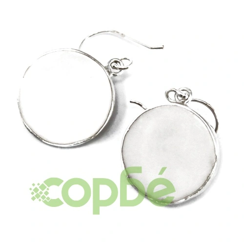 Tree of Life Silver Earrings 15mm - Mother of Pearl ➤ топ цена ➤ sorbe.bg