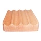 Hemu Wood Soap Dishes - Corrugated