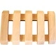 Hemu Wood Soap Dishes - Slotted