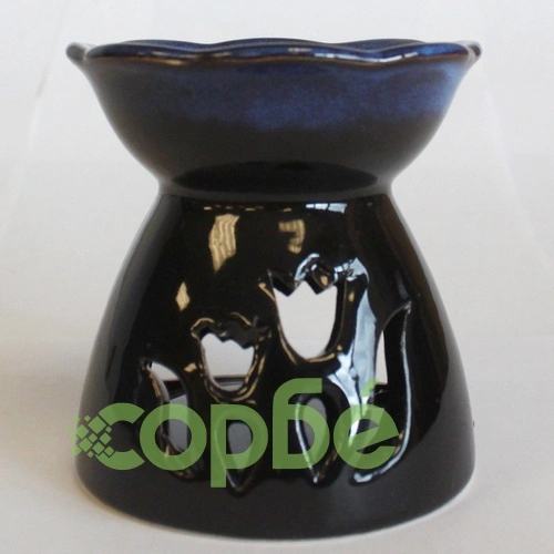 Tulip Design Oil Burner - Black and Blue ➤ топ цена ➤ sorbe.bg