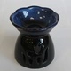 Tulip Design Oil Burner - Black and Blue