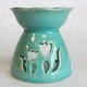 Tulip Design Oil Burner - Green