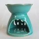 Tulip Design Oil Burner - Green