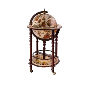 Глобус бар стойка за вино, дърво, MG4003WN13