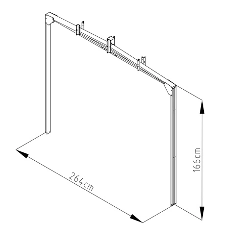 Подсилваща подпора за градинска барака Aria ➤ топ цена ➤ sorbe.bg