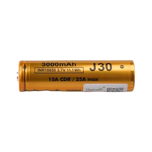 Батерия Vapcell J30 18650 3000mАh 15A/25А с изпъкнал плюс ➤ топ цена ➤ sorbe.bg