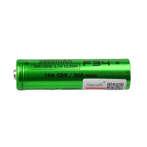 Батерия Vapcell F34 18650 3400mAh 10A/20A с изпъкнал плюс ➤ топ цена ➤ sorbe.bg