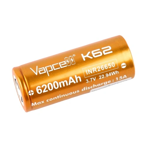 Батерия Vapcell 26650 K62 6200mAh 15A ➤ топ цена ➤ sorbe.bg