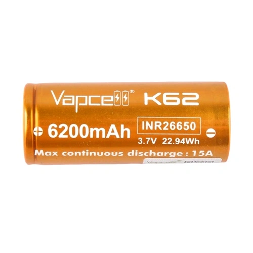 Батерия Vapcell 26650 K62 6200mAh 15A ➤ топ цена ➤ sorbe.bg