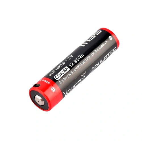 Батерия Vapcell Dulotec 18650 M35 3500mAh USB-C с изпъкнал плюс и защита ➤ топ цена ➤ sorbe.bg
