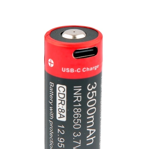 Батерия Vapcell Dulotec 18650 M35 3500mAh USB-C с изпъкнал плюс и защита ➤ топ цена ➤ sorbe.bg