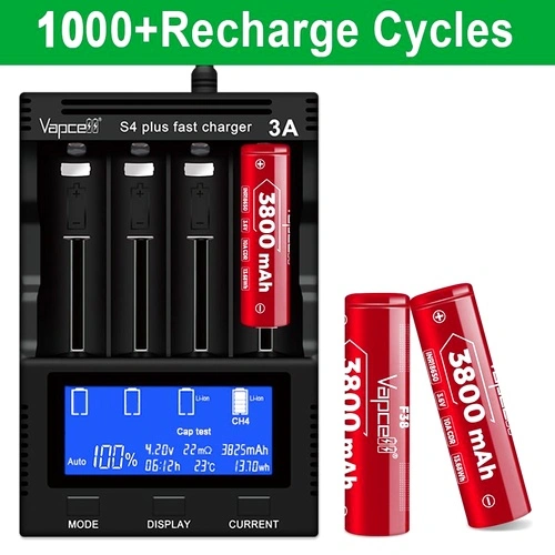 Батерия Vapcell 18650 F38 3800mAh 10A ➤ топ цена ➤ sorbe.bg