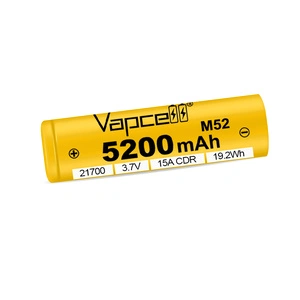 Батерия Vapcell M52 21700 5200mAh със защита и изпъкнал плюс