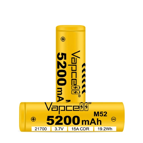 Батерия Vapcell M52 21700 5200mAh със защита и изпъкнал плюс ➤ топ цена ➤ sorbe.bg