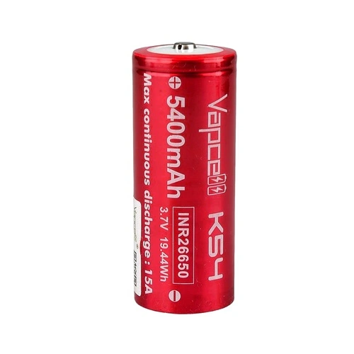 Батерия Vapcell K54 26650 5400mАh 15A с изпъкнал плюс ➤ топ цена ➤ sorbe.bg