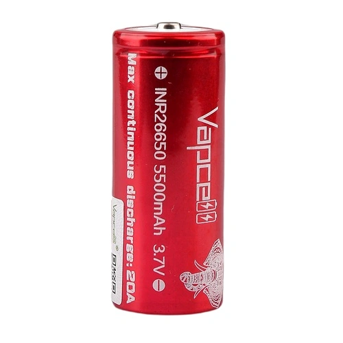 Батерия Vapcell 26650 5500mAh 20A с изпъкнал плюс ➤ топ цена ➤ sorbe.bg