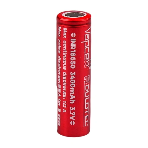 Батерия Vapcell Dulotec 18650 3400mAh 10A/25A ➤ топ цена ➤ sorbe.bg