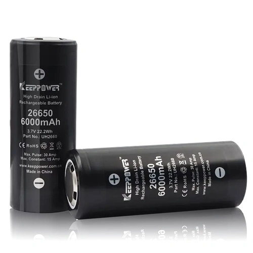 Батерия Keeppower 26650 6000mAh без защита високо разрядна  ➤ топ цена ➤ sorbe.bg