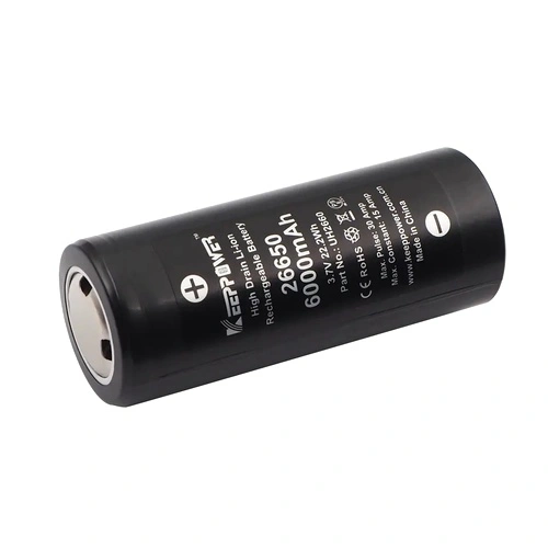 Батерия Keeppower 26650 6000mAh без защита високо разрядна  ➤ топ цена ➤ sorbe.bg
