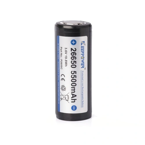 Батерия Keeppower 26650 5500mAh със защита високо разрядна ➤ топ цена ➤ sorbe.bg