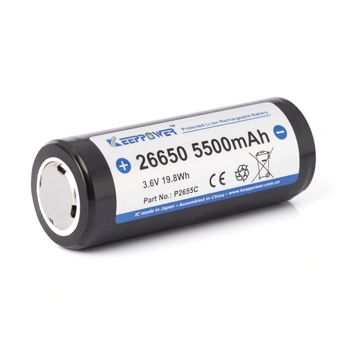 Батерия Keeppower 26650 5500mAh със защита високо разрядна ➤ топ цена ➤ sorbe.bg